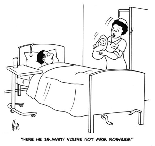"Here He Is... Wait! You're Not Mrs. Rosales!"