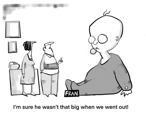 "I'm sure he wasn't that big when we went out