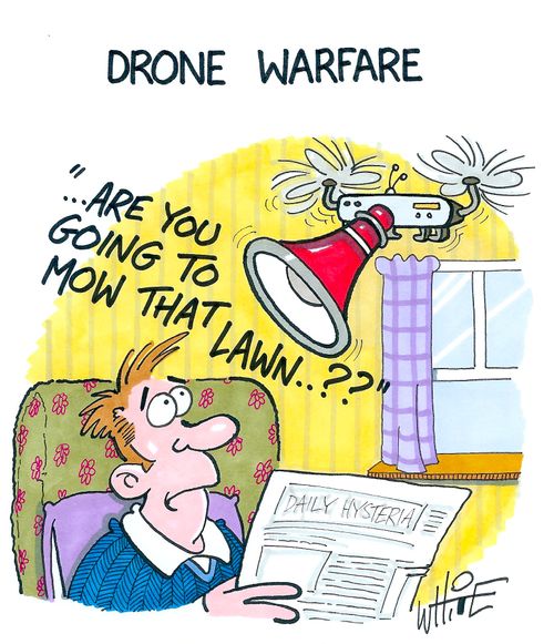 Drone warfare...