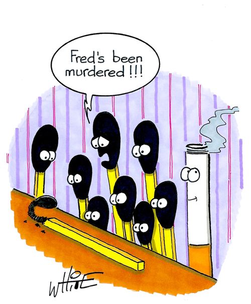 "Fred's been murdered..!!!