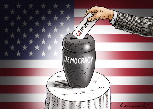 American democracy dies