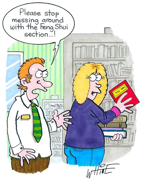 "Please stop messing around with the Feng Shui section..!"