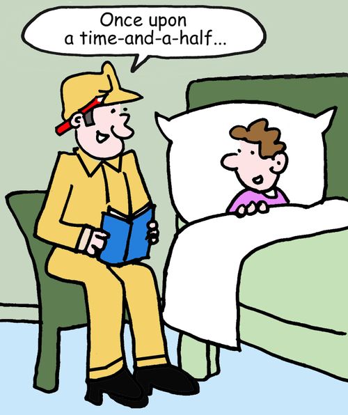  "Once upon a time-and-a- half..."