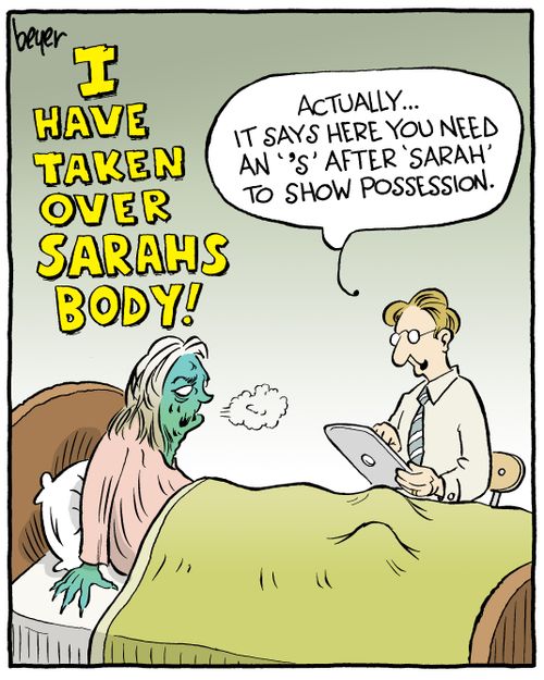 I have taken over Sarahs body!