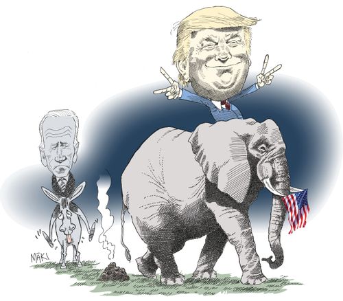 US presidential election - Donald Trump