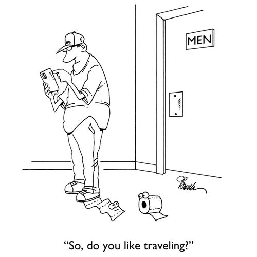 "So, do you like traveling?"