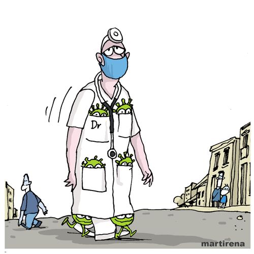 Sanitary clothing hides coronavirus