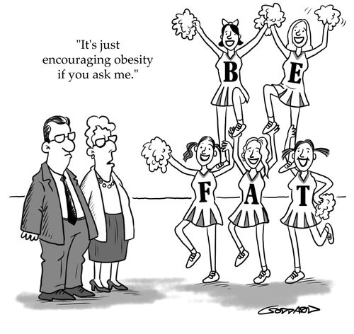 "It's just encouraging obesity if you ask me."