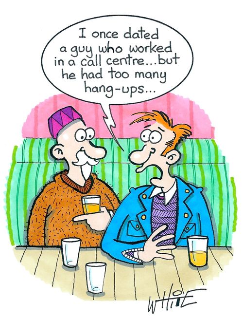 this guy had too many hang-ups...