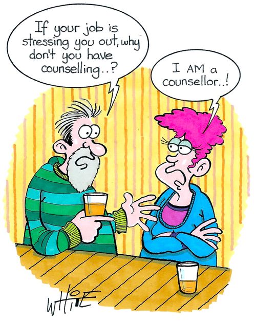 "I AM  a counsellor..!"