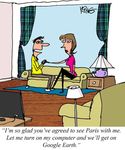 "I'm so glad you've agreed to see Paris with me."