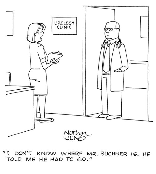 "I don't know where Mr. Buchner is. He told me he had to go."