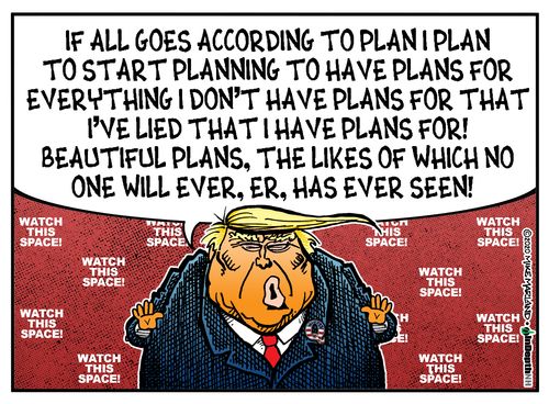 "If all goes according to plan I plan to start planning to have plans for everything."