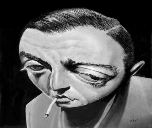 Peter Lorre caricature