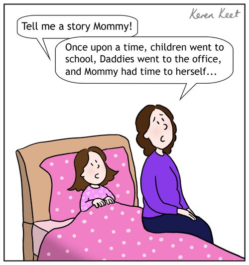 "Tell me a story Mommy!"