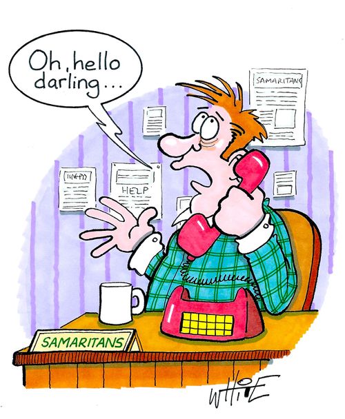 "Oh, hello darling..."