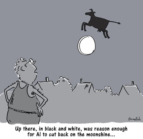 Up there, in black and white, was reason enough for Al to cut back on the moonshine...