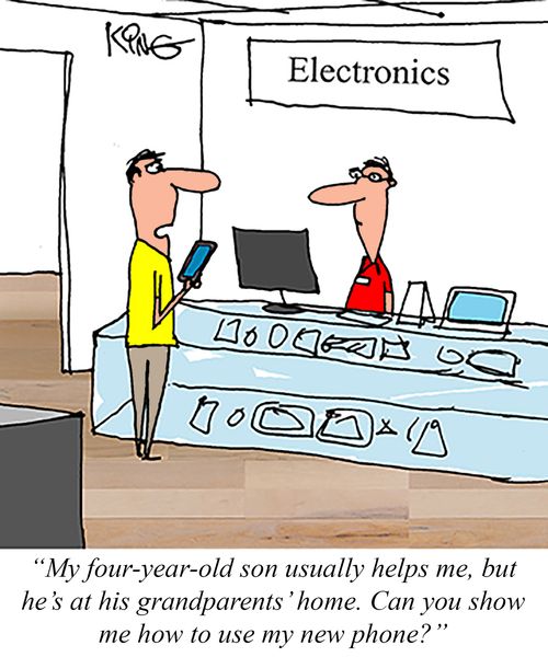 "My four-year-old son usually helps me, but he's at his grandparents' home."