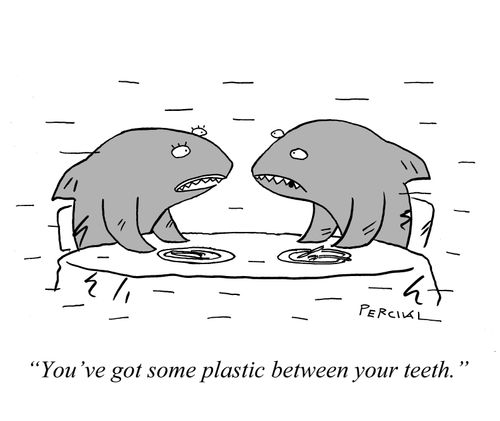 "You've got some plastic between your teeth."