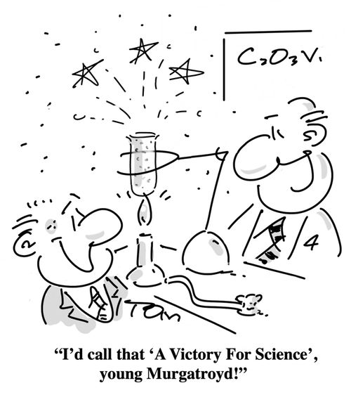 "I'd call that 'A victory for science.'