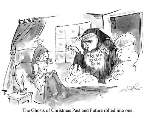 The  ghosts of christmas past and future rolled into one.