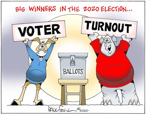 Big Winners winners in the 2020 election...