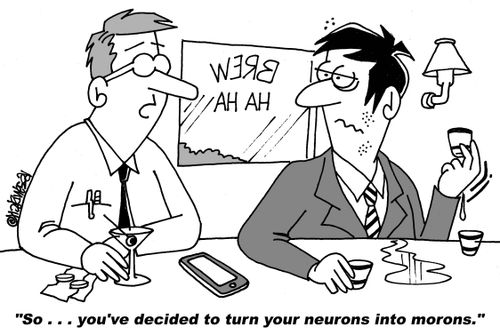 "So... you've decided to turn your neurons into morons."