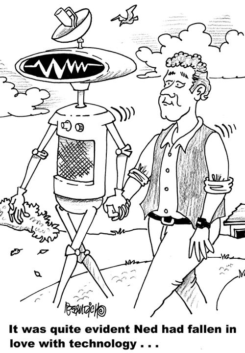 "It was quite evident Ned had fallen in love with technology."