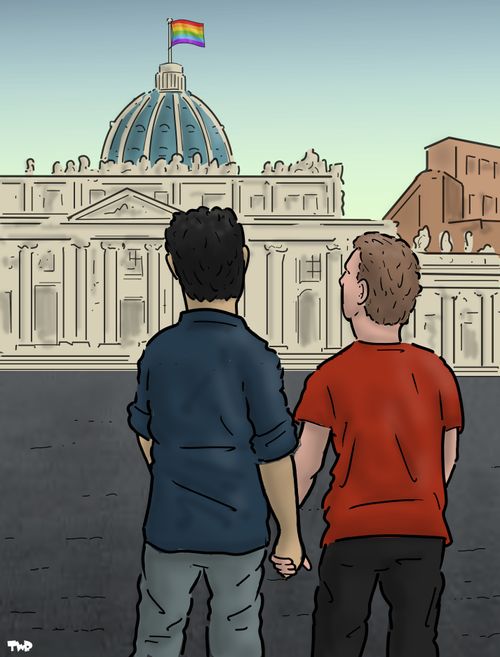 Pope recognizes same sex civil union