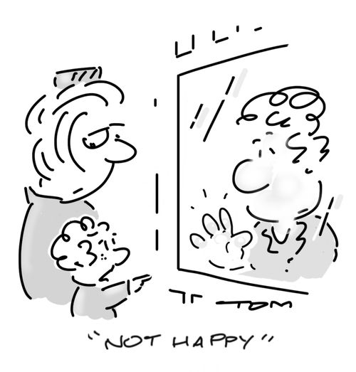 "Not happy"
