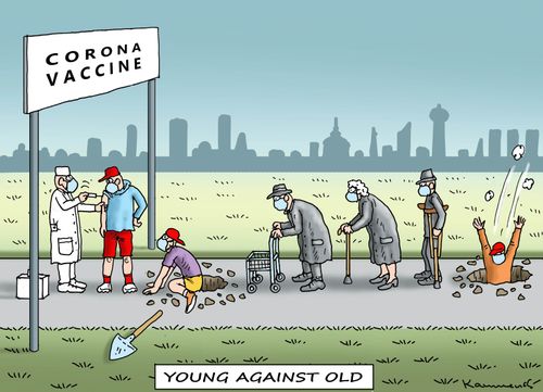 Young against old