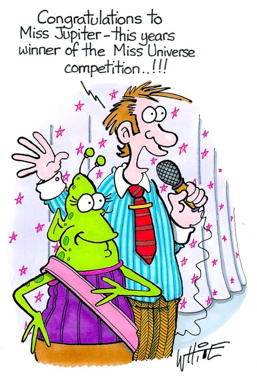 "Congratulations to Miss Jupiter."