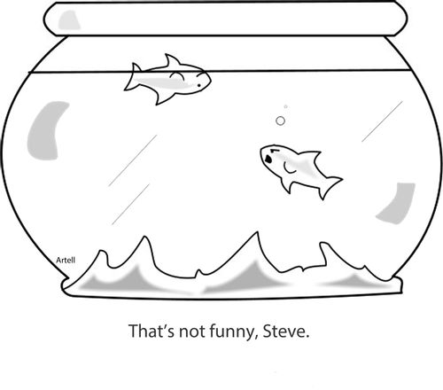 "That's not funny, Steve."
