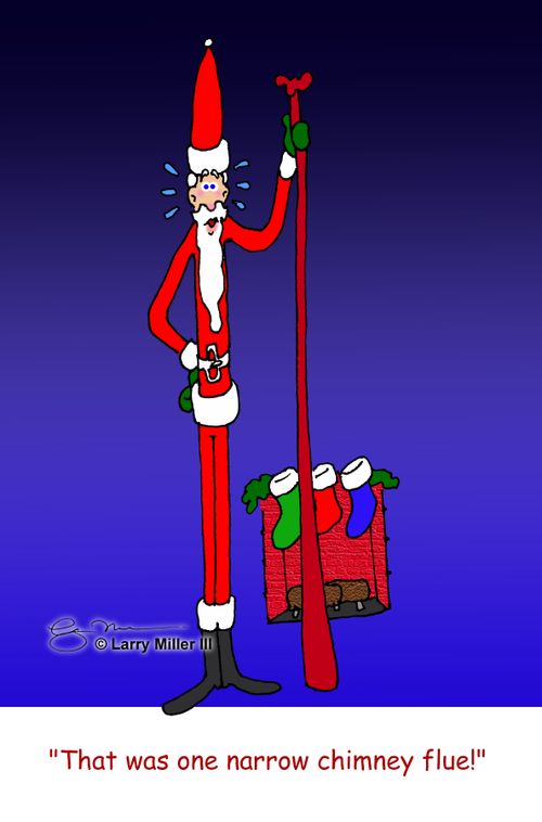 "That Was One Narrow Chimney Flue!"