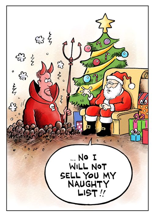 ...No I will not sell you my naughty list!