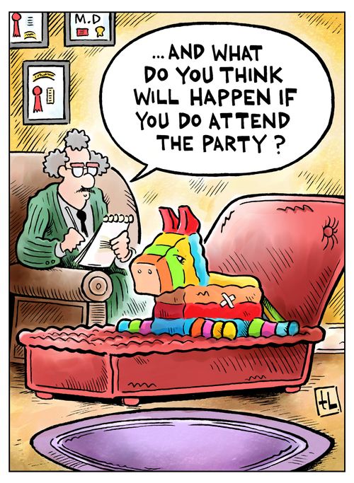 "...and what do you think will happen if you do attend the party?