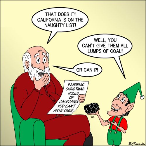 "That does it! California is on the naughty list!"