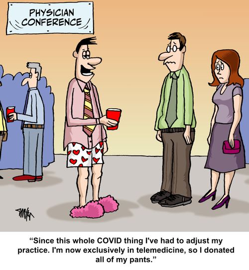 "Since this whole COVID thing I've had to adjust my practice."