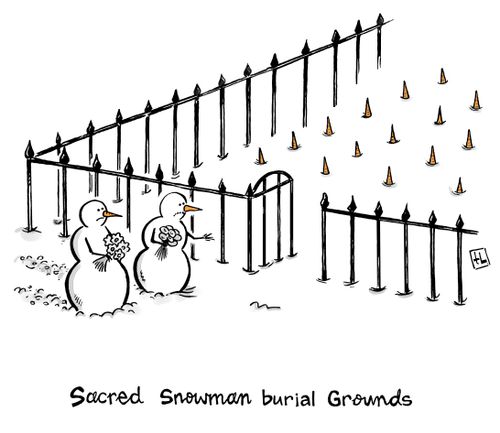Sacred Snowman burial grounds