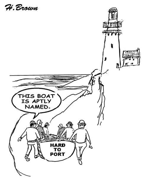 "This boat is aptly named."
