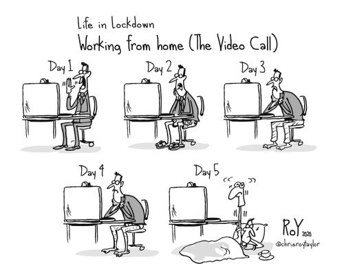 Life in Lockdown: Working from Home (The Video Zoom Call)