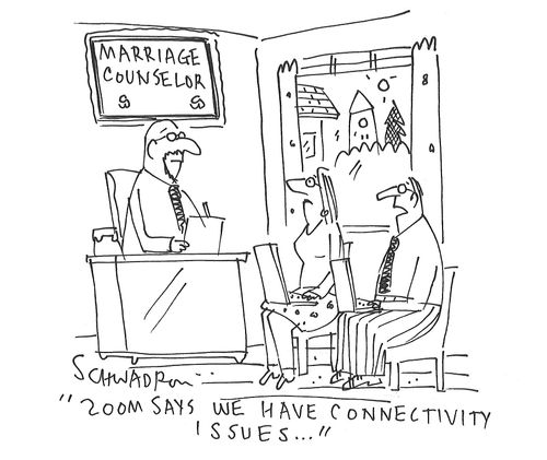 "Zoom says we have connectivity issues..."