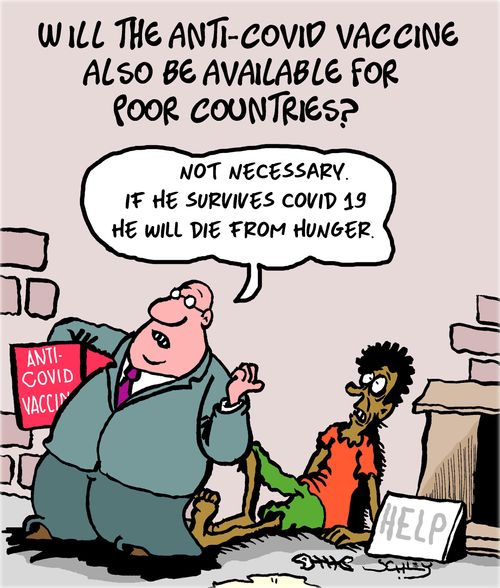 Will the anti-Covid vaccine also be available for poor countries?"