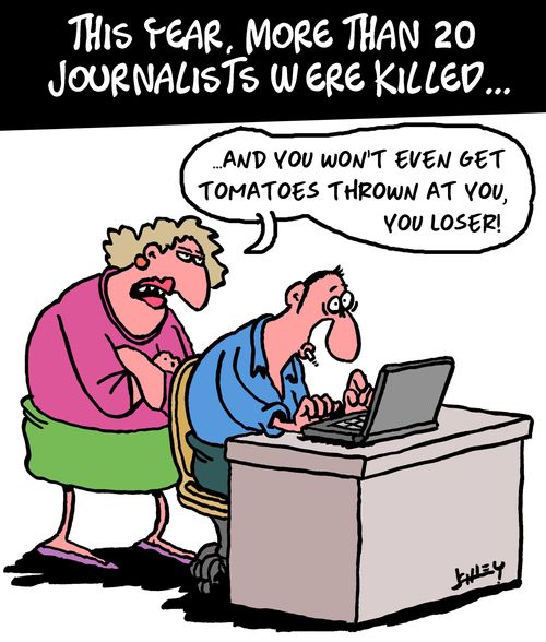 This year, more than 20 journalists were killed...