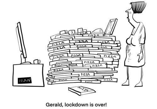 "Gerald lockdown is over!"