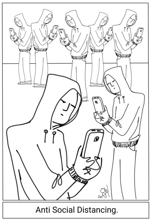Anti Social Distancing.