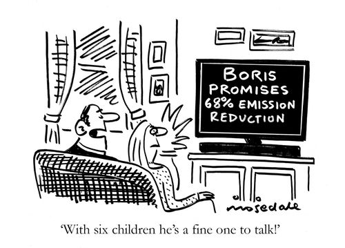 Boris promises 68% emision reduction