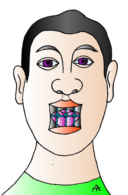 A cage for a tongue
