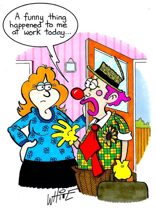 "A funny thing happened to me at work today..."