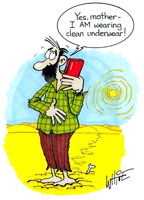 "Yes mother - I AM wearing clean underwear!"